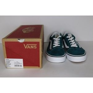 Vans Old Skool Color Theory Deep Teal Kids Sz 5.5